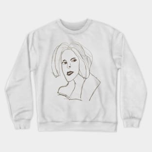 Looking lady Crewneck Sweatshirt